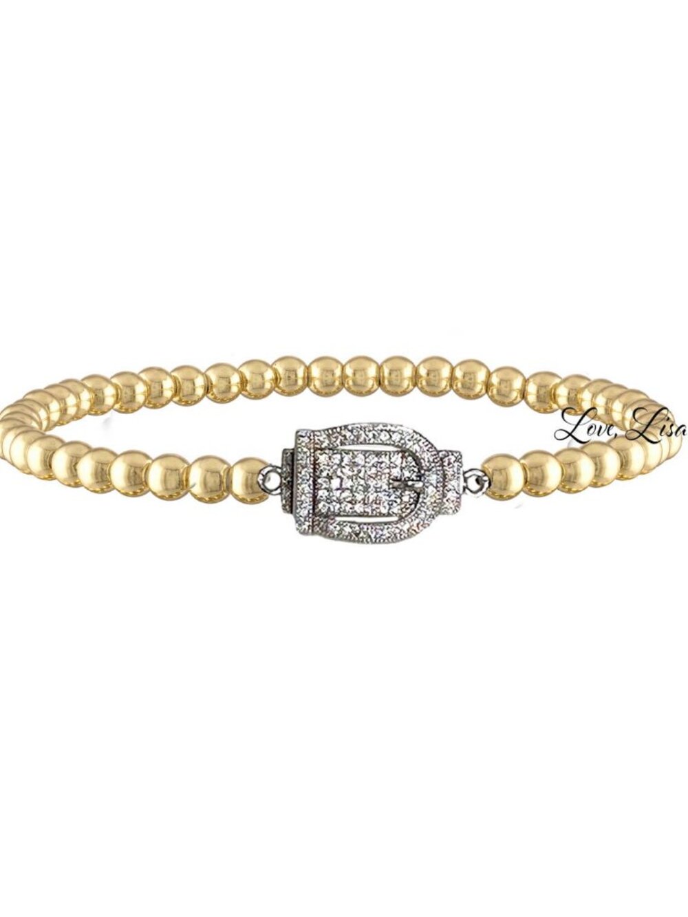 Gloria Gold Buckle Bracelet